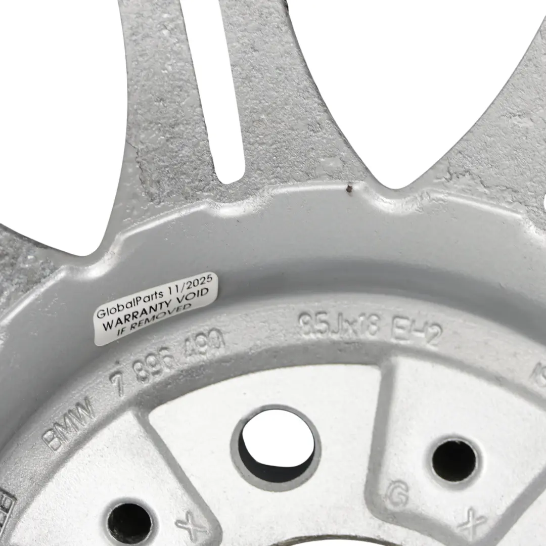 Argent Jante En Alliage Arrière 18" 8,5J ET:50 M Double Spoke 135 pour BMW E46 Z4 E85 à propos du numéro de pièce 7896490 BMW E46 Z4 E85 Argent Jante En Alliage Arrière 18" 8,5J ET:50 M Double Spoke 135 - SKU 7896490-2 - Numéro de pièce 7896490