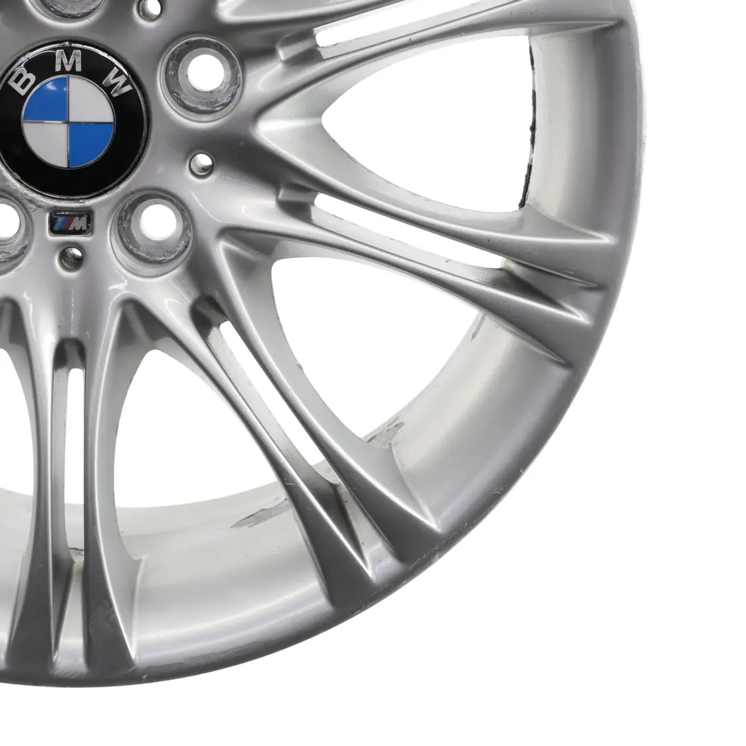 Silber Hinten Alufelge Alu Felge 18" 8,5J M Doppelspeiche 135 für BMW E46 Z4 E85 mit Teilenummer 7896490 BMW E46 Z4 E85 Silber Hinten Alufelge Alu Felge 18" 8,5J M Doppelspeiche 135 - SKU 7896490-2 - Teilenummer 7896490
