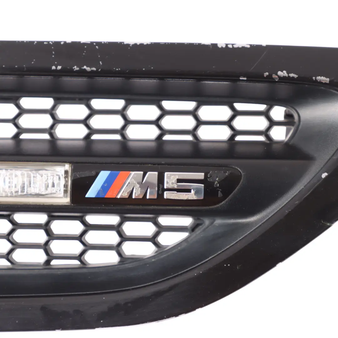 BMW F10 M5 Grille Side Panel Fender Indicator Vent Front Right O/S Black - SKU 7903880 - Part number 7903880