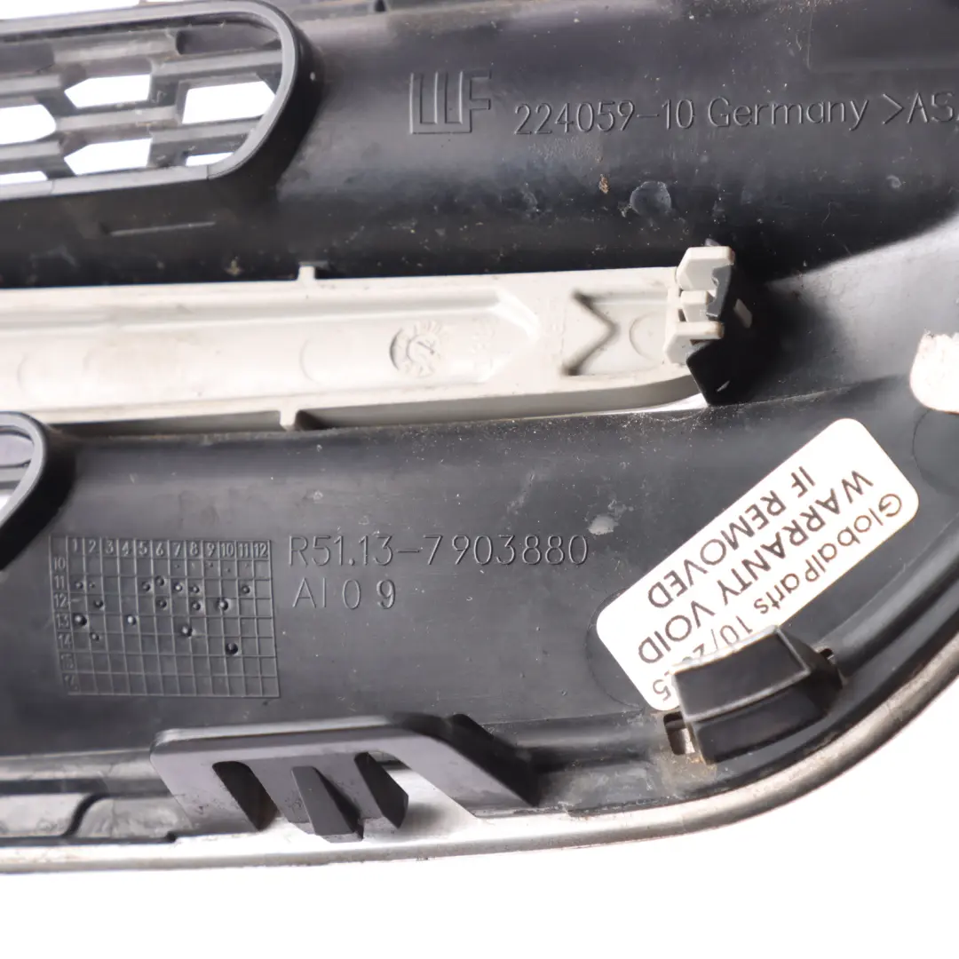 BMW F10 M5 Grille Side Panel Fender Indicator Vent Front Right O/S Black - SKU 7903880 - Part number 7903880