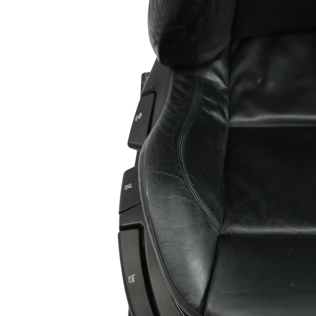 Fotel Przedni M Sport Grzany Lewy Oregon Czarna Skóra do BMW Z4 E85 E86 o numerze 7909243 BMW Z4 E85 E86 Fotel Przedni M Sport Grzany Lewy Oregon Czarna Skóra - SKU 7909243-1 - Numer Części 7909243