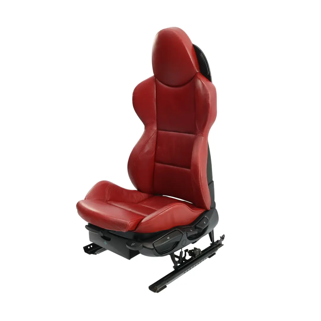 Sedile Anteriore Sinistro Interno Riscaldato Pelle Rosso per BMW Z4 E85 E86 M Sport con numero di parte 7909245 BMW Z4 E85 E86 M Sport Sedile Anteriore Sinistro Interno Riscaldato Pelle Rosso - SKU 7909245-2 - Numero di parte 7909245