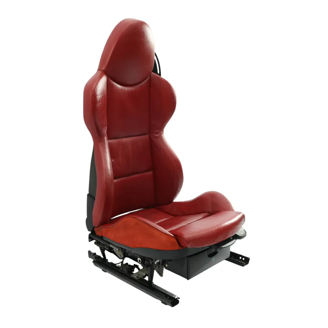 Sedile Anteriore Sinistro Interno Riscaldato Pelle Rosso per BMW Z4 E85 E86 M Sport con numero di parte 7909245 BMW Z4 E85 E86 M Sport Sedile Anteriore Sinistro Interno Riscaldato Pelle Rosso - SKU 7909245-2 - Numero di parte 7909245