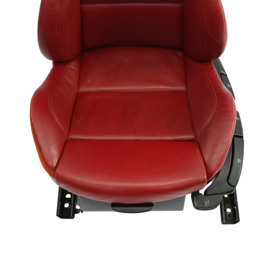 BMW Z4 E85 E86 M Sport Sedile Anteriore Sinistro Interno Riscaldato Pelle Rosso - SKU 7909245-2 - Numero di parte 7909245