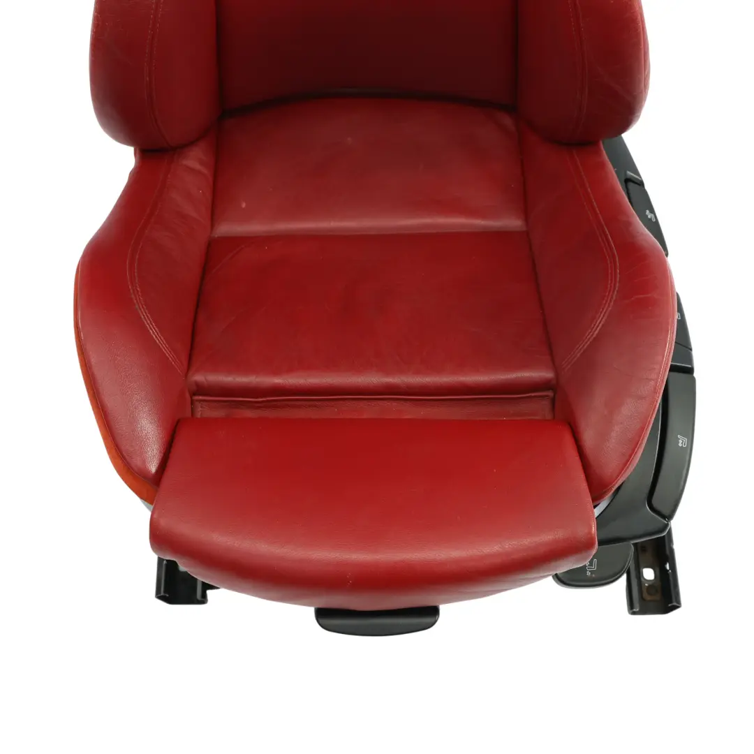Front Left N/S Interior Heated Leather Oregon Red to BMW Z4 E85 E86 M Sport Seat with Part number 7909245 BMW Z4 E85 E86 M Sport Seat Front Left N/S Interior Heated Leather Oregon Red - SKU 7909245-2 - Part number 7909245