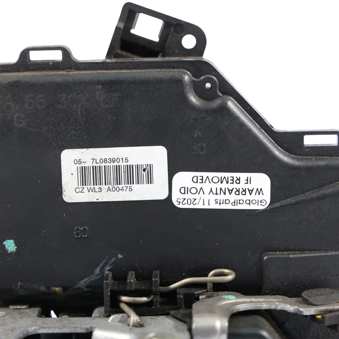 Cerradura Puerta Trasera Izquierda Pestillo Mecanism para Volkswagen Golf V con número de pieza 7L0839015 Volkswagen Golf V Cerradura Puerta Trasera Izquierda Pestillo Mecanism - SKU 7L0839015-1 - Número de pieza 7L0839015