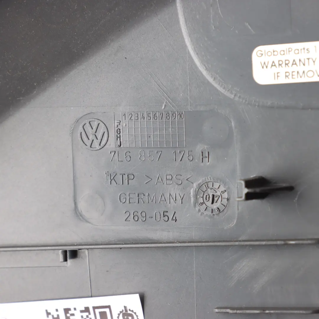 Volkswagen Touareg 7L Dashboard Side Cover Panel Trim Left N/S - SKU 7L6857175H - Part number 7L6857175H