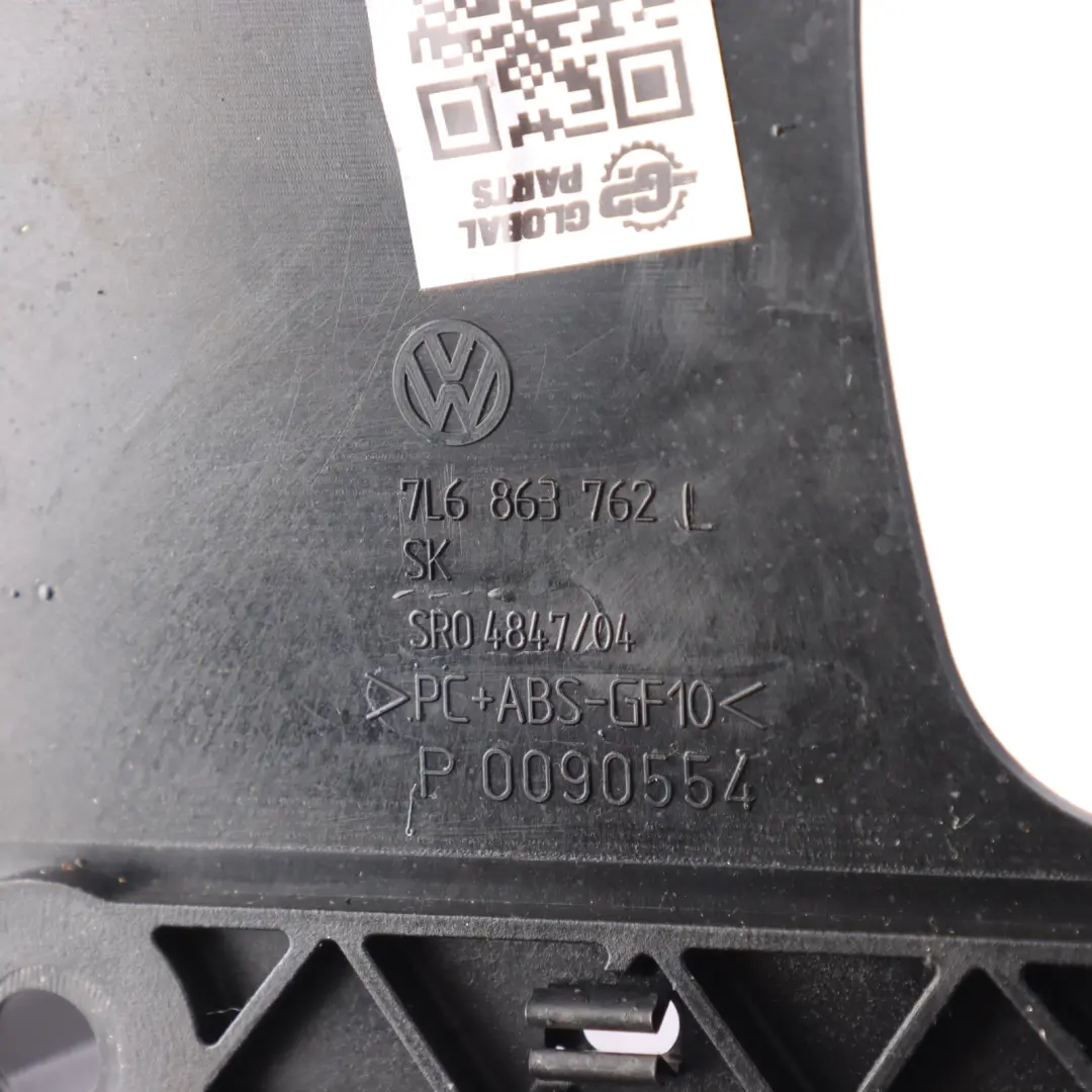 Volkswagen Touareg 7L Centre Console Armrest Black Leather L - SKU 7L6863762 - Part number 7L6863762