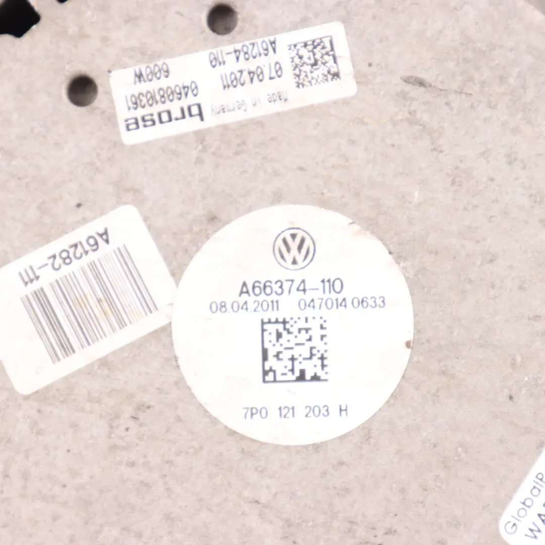 7P Radiator Fan Engine Cooling Coolant Fan Motor 600W to VW Touareg with Part number 7P0121203H VW Touareg 7P Radiator Fan Engine Cooling Coolant Fan Motor 600W - SKU 7P0121203H - Part number 7P0121203H