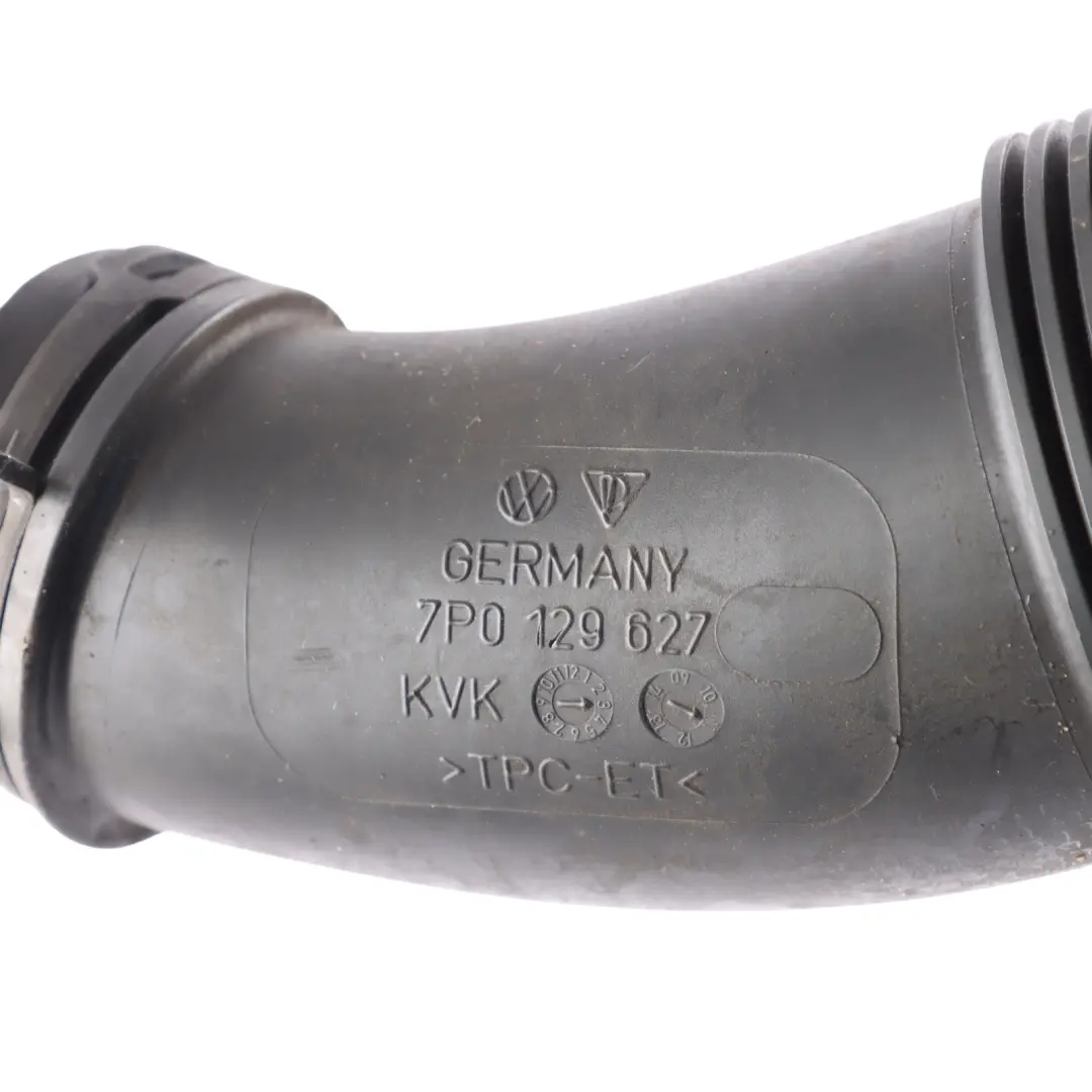 7P Air Intake Inlet Pipe Hose Line Tube to VW Volkswagen Touareg with Part number 7P0129627 VW Volkswagen Touareg 7P Air Intake Inlet Pipe Hose Line Tube - SKU 7P0129627 - Part number 7P0129627
