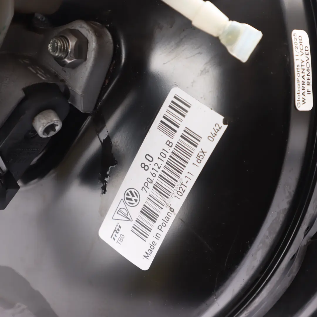 7P Servo Master Cylinder Brake Booster Unit to VW Volkswagen Touareg with Part number 7P0612101B VW Volkswagen Touareg 7P Servo Master Cylinder Brake Booster Unit - SKU 7P0612101B - Part number 7P0612101B
