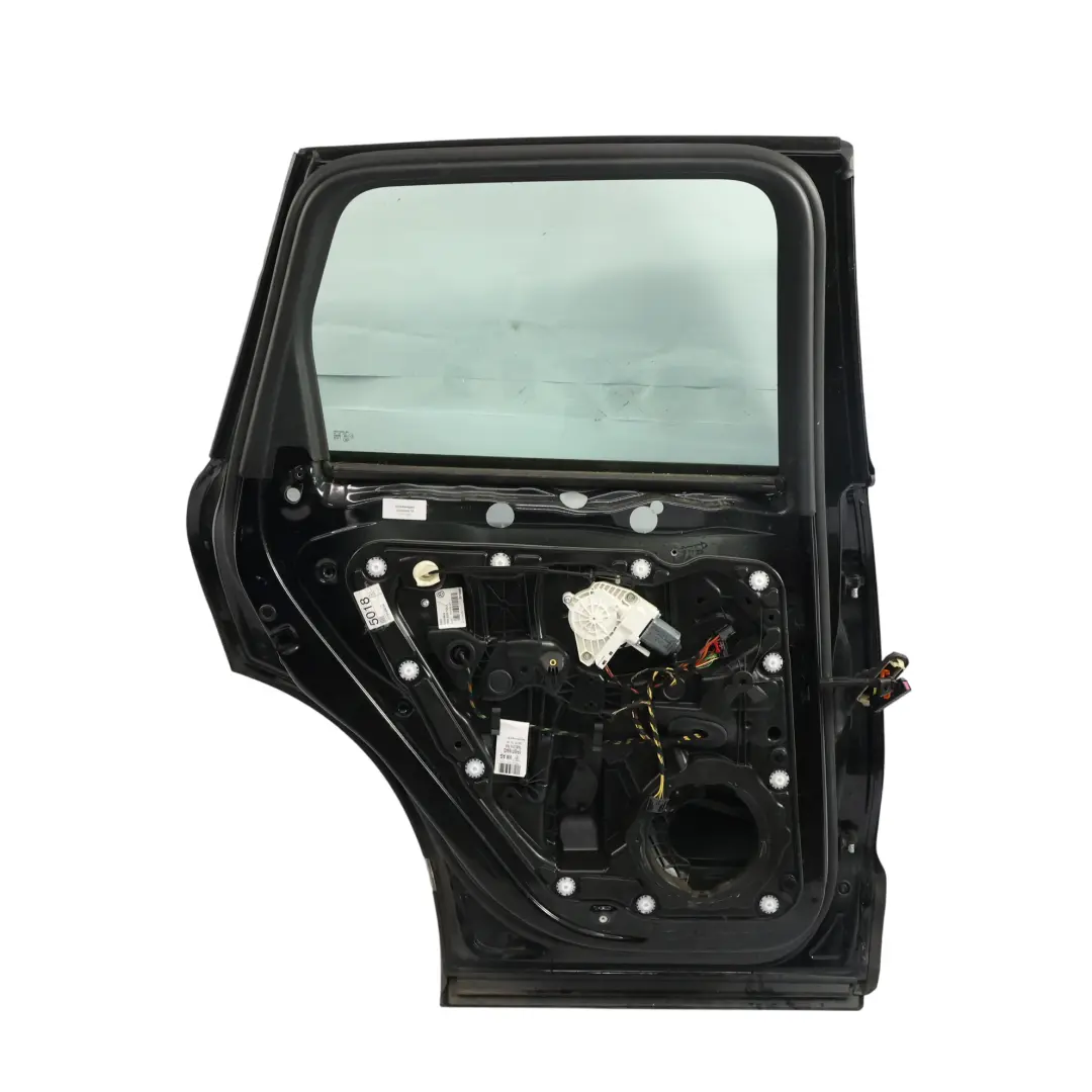 VW Volkswagen Touareg 7P Puerta Trasera Izquierda Deep Black - C9X - SKU 7P0833055-DBL - Número de pieza 7P0833055