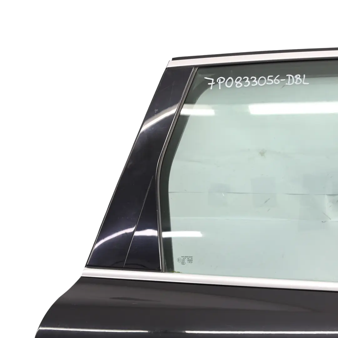 VW Volkswagen Touareg 7P Rear Right Door O/S Deep Black - C9X - SKU 7P0833056-DBL - Part number 7P0833056