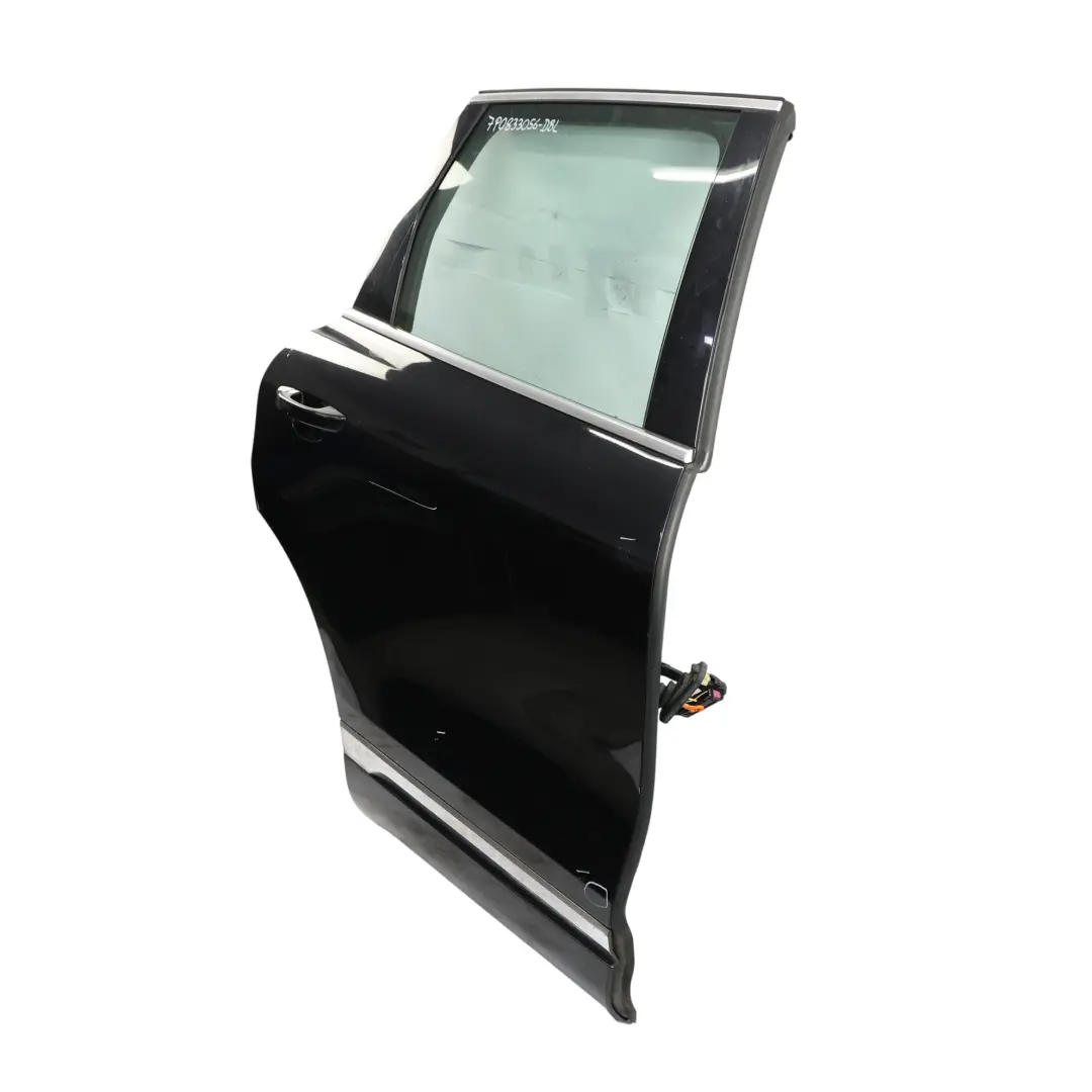 VW Volkswagen Touareg 7P Puerta Trasera Derecha Deep Black Negro - C9X - SKU 7P0833056-DBL - Número de pieza 7P0833056