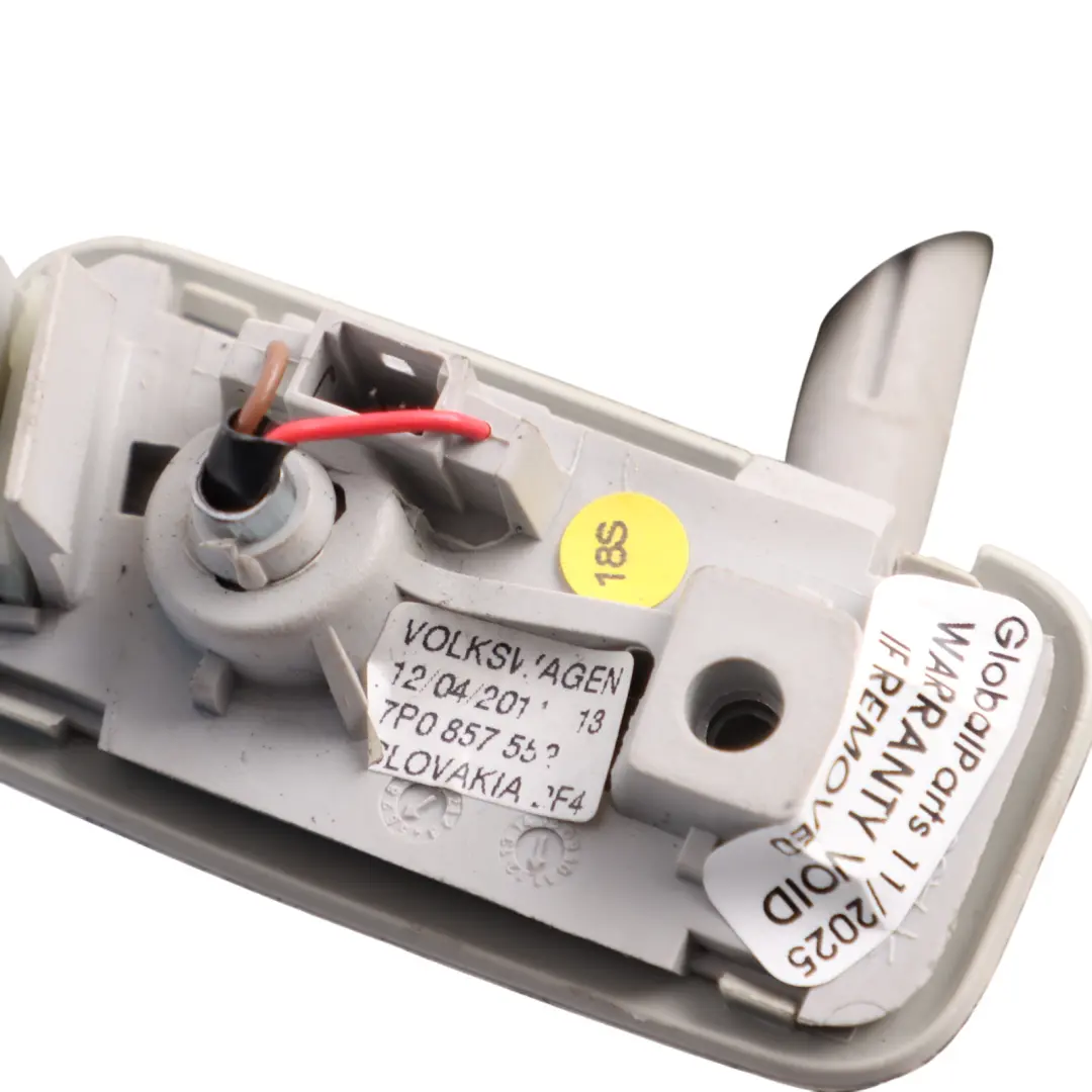 Volkswagen Touareg 7P Sun Visor Double Pearl Grey Front Right O/S - SKU 7P0857552 - Part number 7P0857552