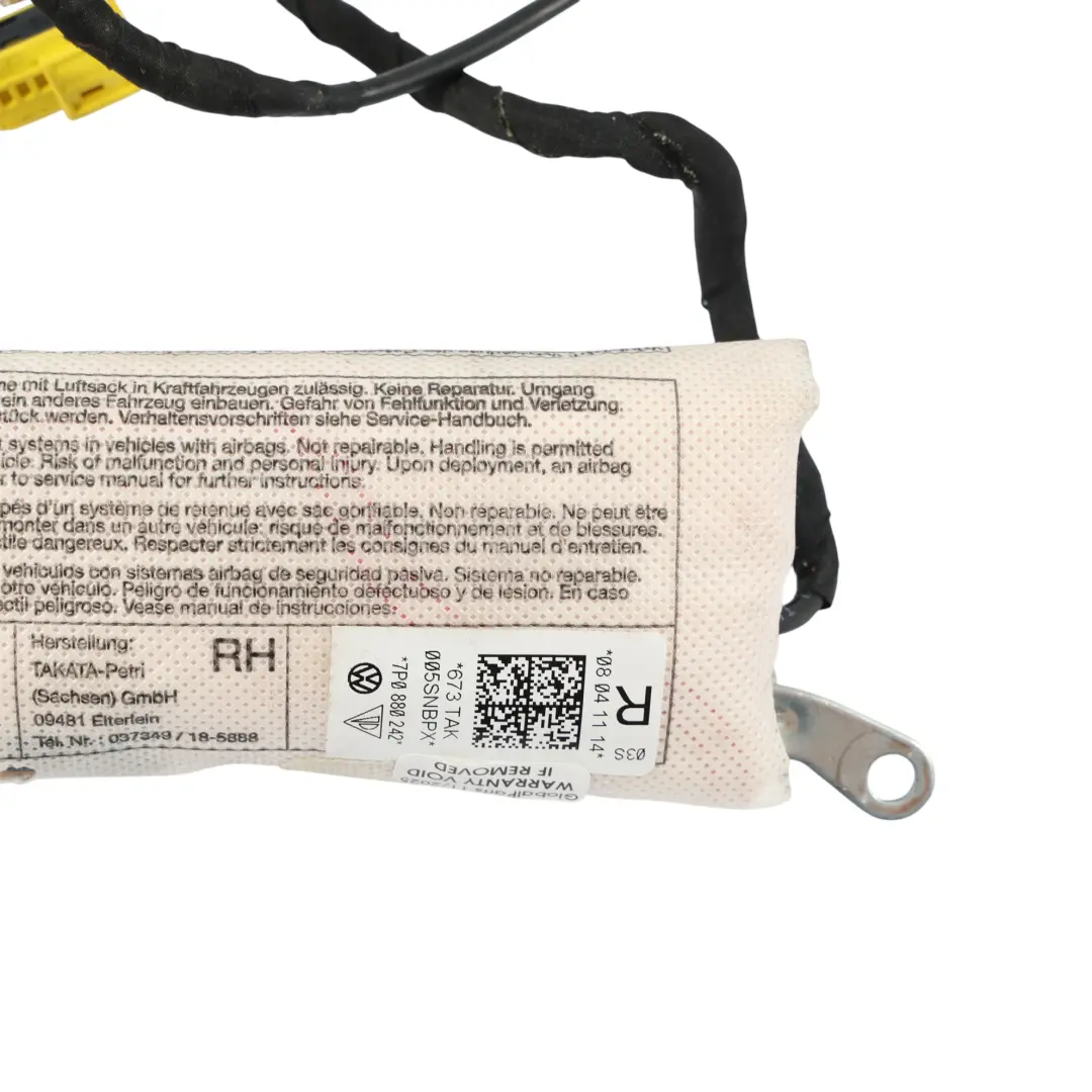 Volkswagen Touareg 7P Poduszka Powietrzna Airbag Fotela Prawy - SKU 7P0880242 - Numer Części 7P0880242