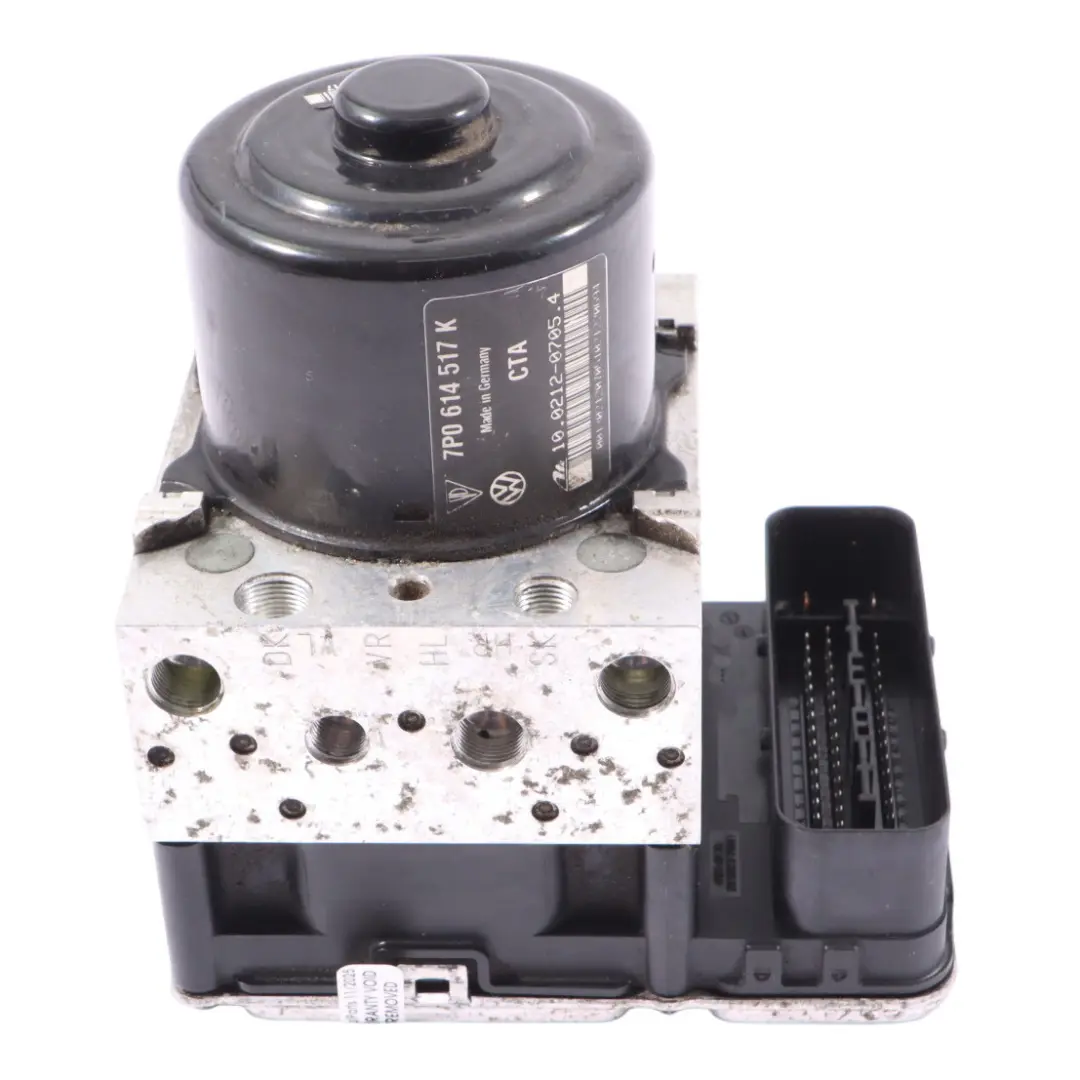 7P ABS Unità Idraulica Pompa Freno 7P0614517K per Volkswagen Touareg con numero di parte 7P0907379K Volkswagen Touareg 7P ABS Unità Idraulica Pompa Freno 7P0614517K - SKU 7P0907379K - Numero di parte 7P0907379K