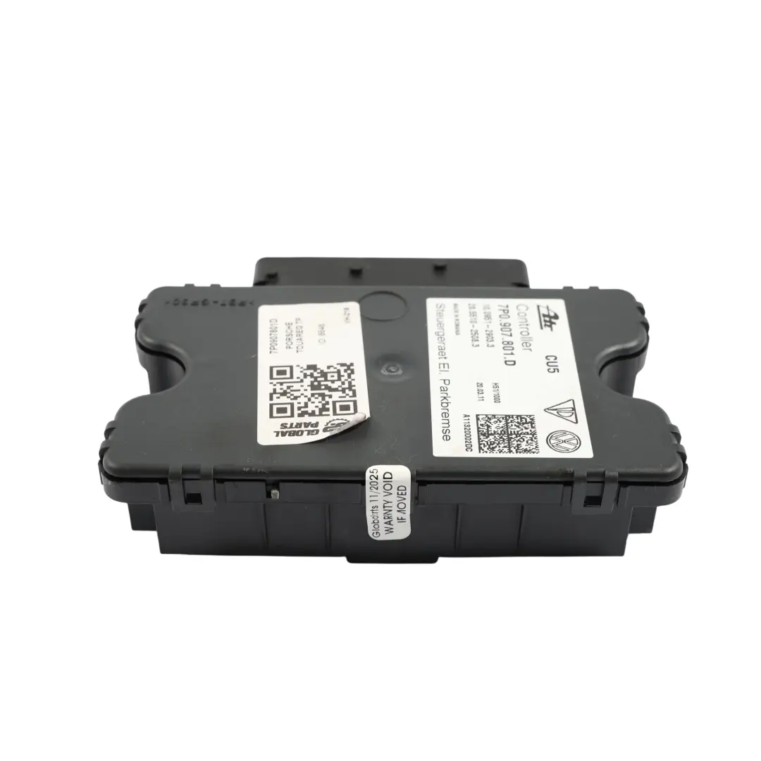 7P Hand Bremse Elektrische Feststellbremse Steuermodul für VW Touareg mit Teilenummer 7P0907801D VW Touareg 7P Hand Bremse Elektrische Feststellbremse Steuermodul - SKU 7P0907801D - Teilenummer 7P0907801D