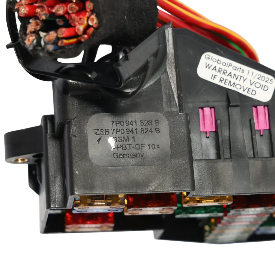 7P 3.0 TDI Caja De Fusibles Módulo De Control para Volkswagen Touareg con número de pieza 7P0941828B Volkswagen Touareg 7P 3.0 TDI Caja De Fusibles Módulo De Control - SKU 7P0941828B - Número de pieza 7P0941828B