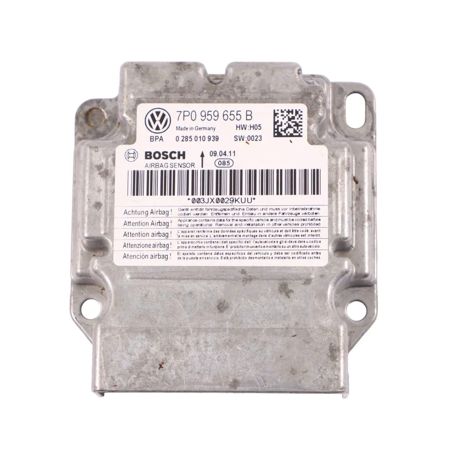 Volkswagen Touareg 7P Module De Commande ECU Air Module Unit 7P0959655B