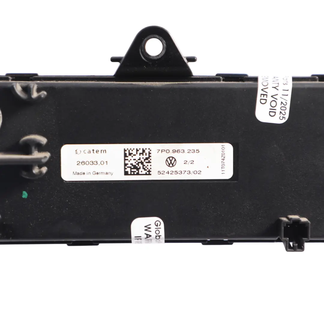 Volkswagen Touareg 7P Electric Heater Radiator Matrix Auxiliary - SKU 7P0963235 - Part number 7P0963235