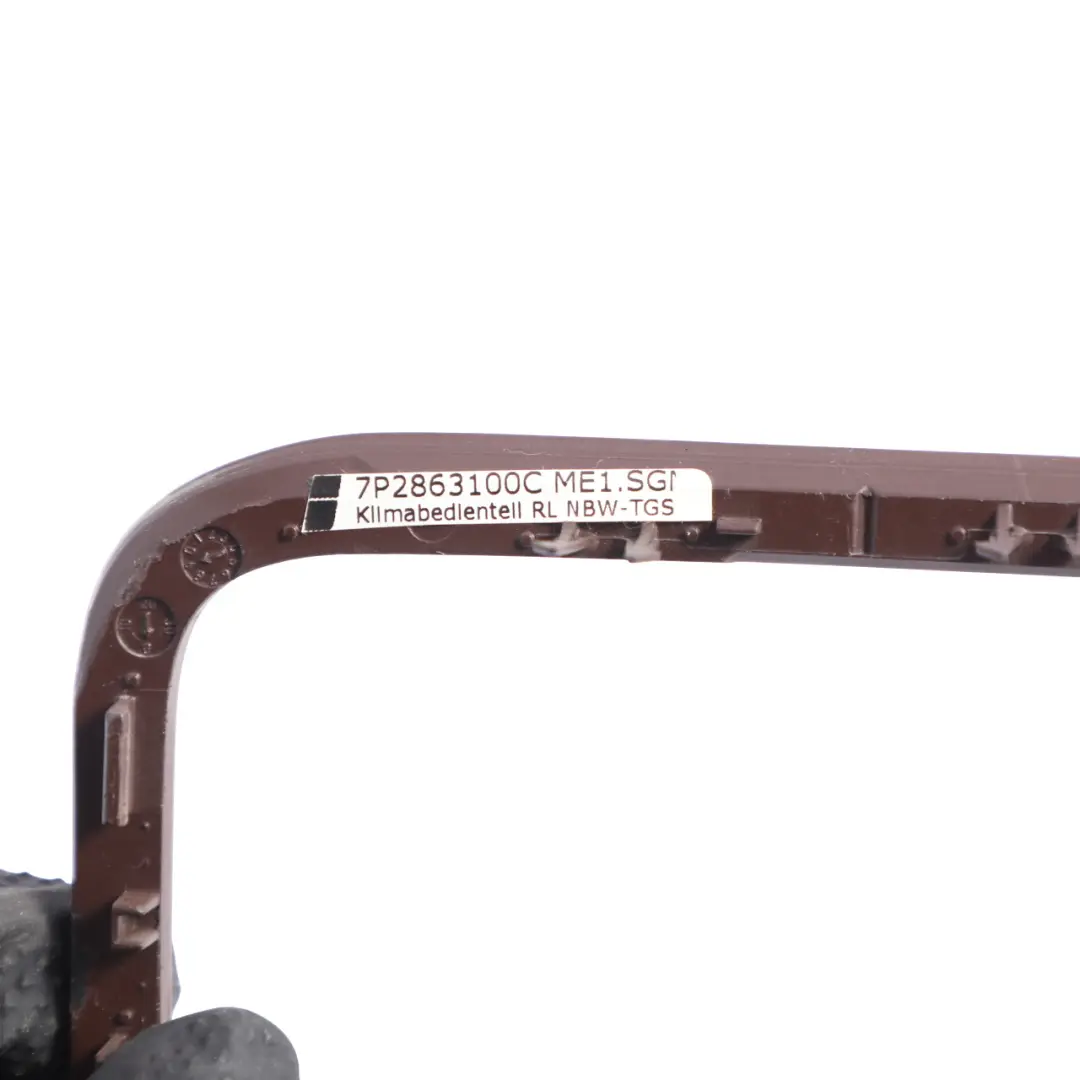 7P Centre Console Climate Control Switch Surround Trim 7P to VW Touareg with Part number 7P2863100C VW Touareg 7P Centre Console Climate Control Switch Surround Trim 7P - SKU 7P2863100C - Part number 7P2863100C