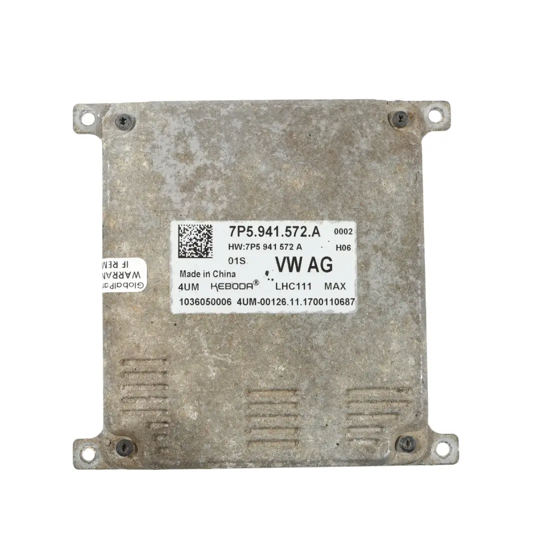 5G Scheinwerfer Vorschaltgerät Modul Links Rechts für Volkswagen Golf Mk7 mit Teilenummer 7P5941572A Volkswagen Golf Mk7 5G Scheinwerfer Vorschaltgerät Modul Links Rechts - SKU 7P5941572A - Teilenummer 7P5941572A