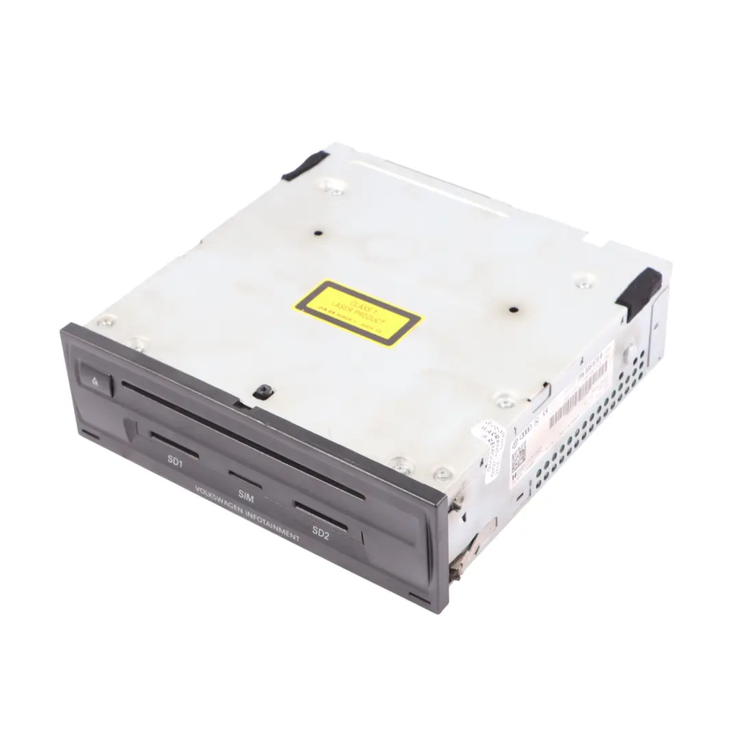 VW Volkswagen Touareg 7P Pannello Unità Principale Stereo Radio CD - SKU 7P6035670B - Numero di parte 7P6035670B