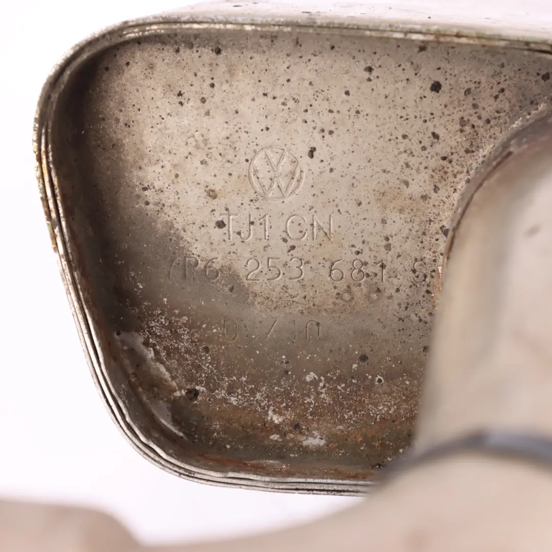 Volkswagen Touareg 7P Końcówka Rury Wydechowej Chromowana Lewa - SKU 7P6253681S - Numer Części 7P6253681S