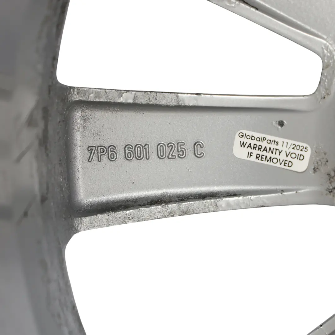 Volkswagen Touareg 7P Wheel Rim Alloy Silver 18" 8J ET:53 - SKU 7P6601025C-3 - Part number 7P6601025C