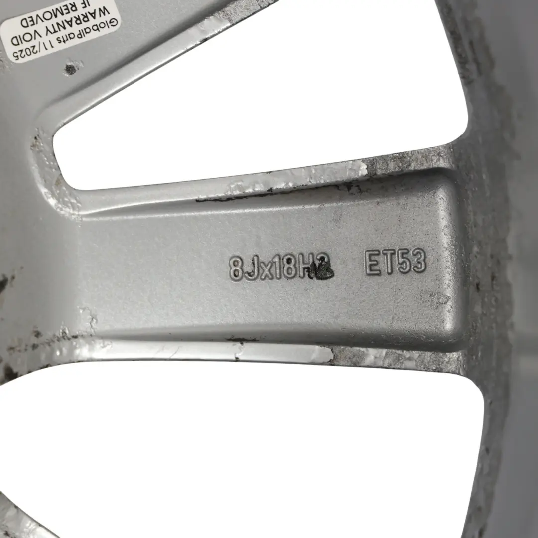 Volkswagen Touareg 7P Wheel Rim Alloy Silver 18" 8J ET:53 - SKU 7P6601025C-3 - Part number 7P6601025C