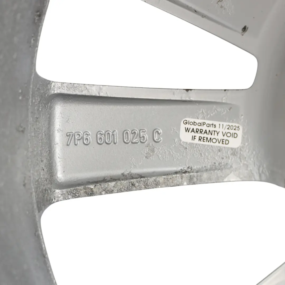 7P Wheel Rim Alloy Silver 18" 8J ET:53 to Volkswagen Touareg with Part number 7P6601025C Volkswagen Touareg 7P Wheel Rim Alloy Silver 18" 8J ET:53 - SKU 7P6601025C-4 - Part number 7P6601025C