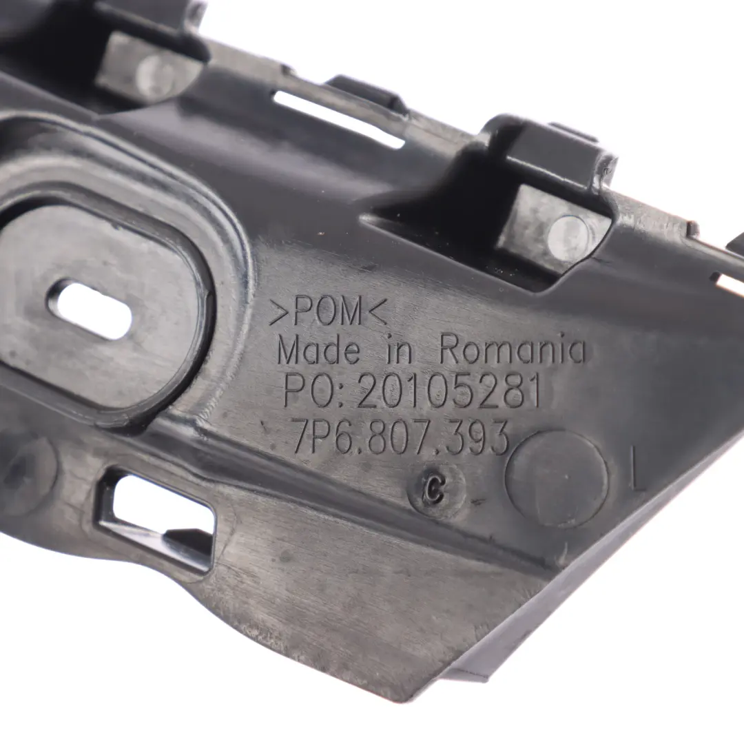 VW Touareg 7P Soporte De Montaje Del Parachoques Trasero Izquierdo - SKU 7P6807393C - Número de pieza 7P6807393C