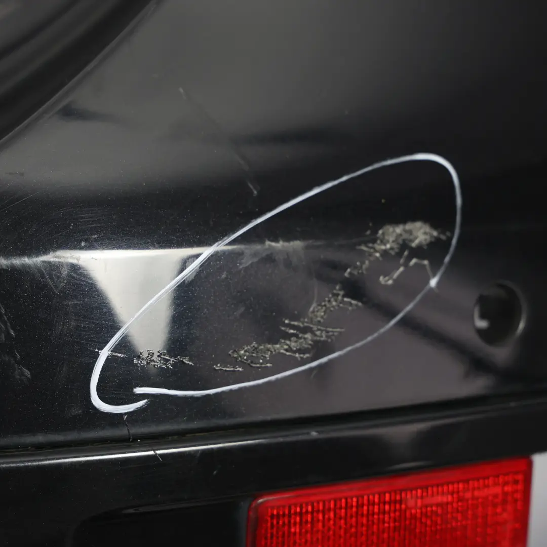 Volkswagen VW Touareg 7P Rear Bumper Trim Cover Panel Deep Black - C9X - SKU 7P6807417-DBL - Part number 7P6807417