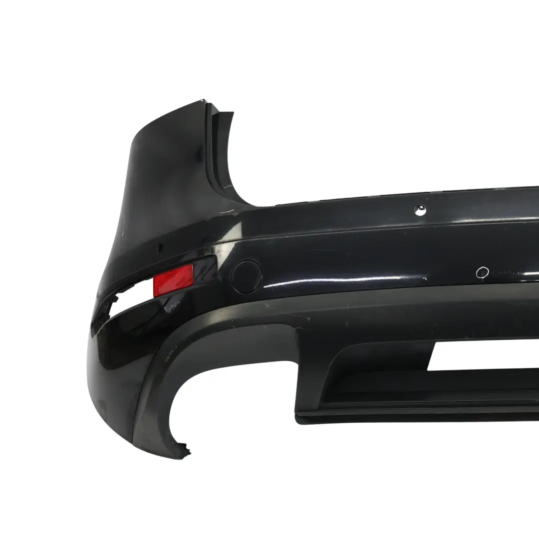 Volkswagen VW Touareg 7P Rear Bumper Trim Cover Panel Deep Black - C9X - SKU 7P6807417-DBL - Part number 7P6807417