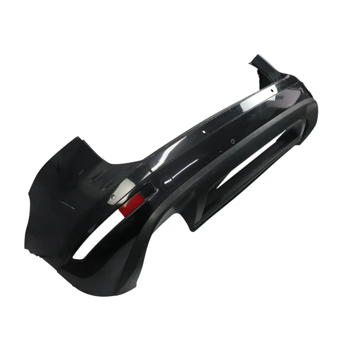 Volkswagen VW Touareg 7P Rear Bumper Trim Cover Panel Deep Black - C9X - SKU 7P6807417-DBL - Part number 7P6807417