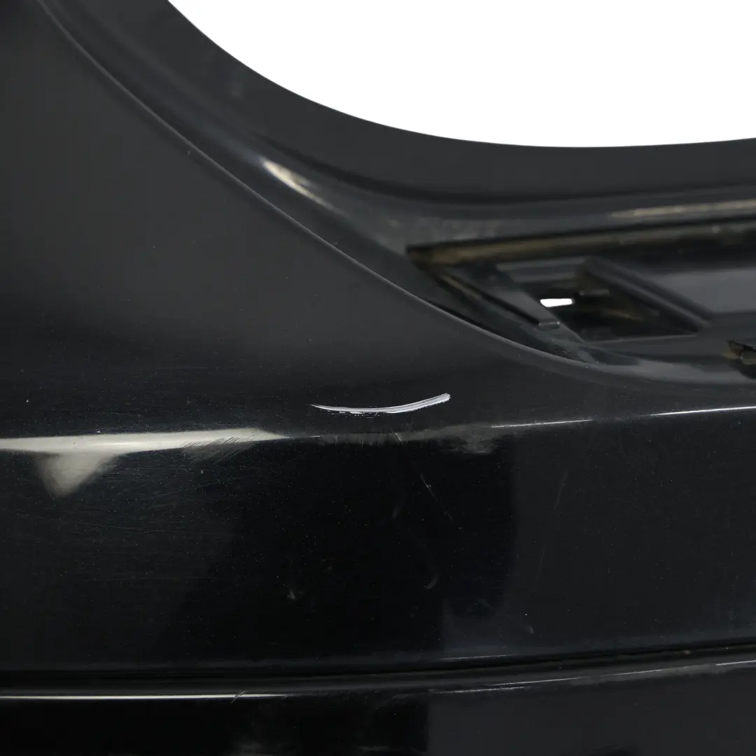 Volkswagen VW Touareg 7P Rear Bumper Trim Cover Panel Deep Black - C9X - SKU 7P6807417-DBL - Part number 7P6807417