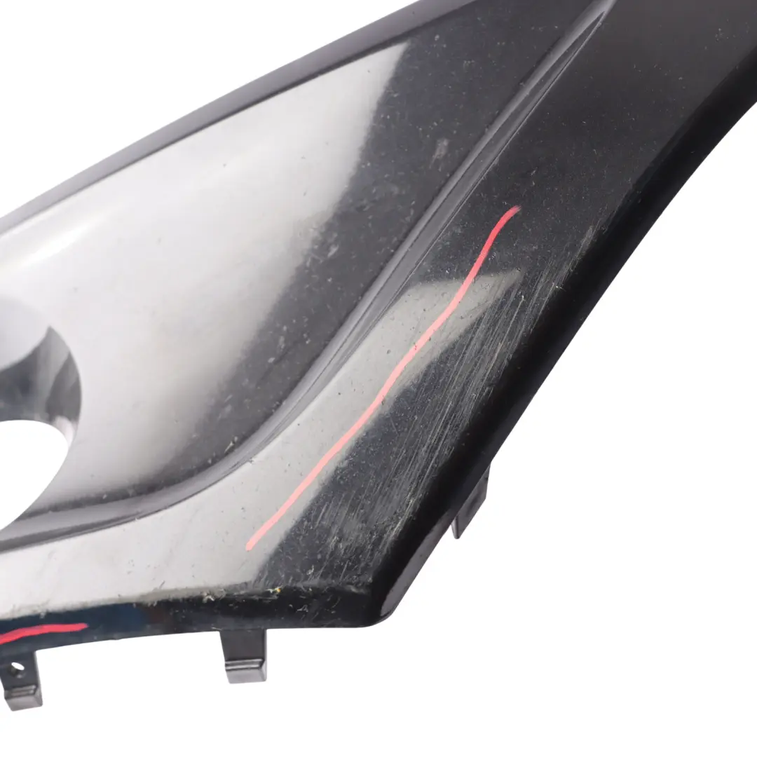 Volkswagen Touareg 7P Front Bumper Fog Light Cover Trim Right O/S Deep Black C9X - SKU 7P6807490B-DBL - Part number 7P6807490B