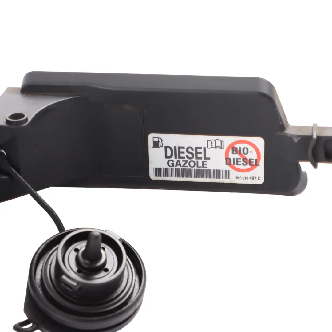 VW Volkswagen Touareg 7P Fuel Filler Neck Fuel Flap Cap Cover Trim - SKU 7P6809857A - Part number 7P6809857