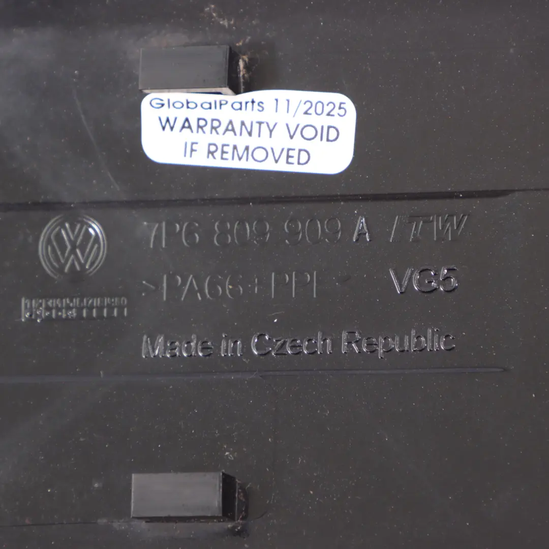 VW Volkswagen Touareg 7P Tapa Depósito Combustible Negro Profundo-C9X - SKU 7P6809909A-DBL - Número de pieza 7P6809909A