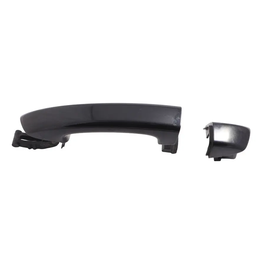Volkswagen Touareg 7P Front Door Grab Handle Exterior Left N/S Deep Black - C9X