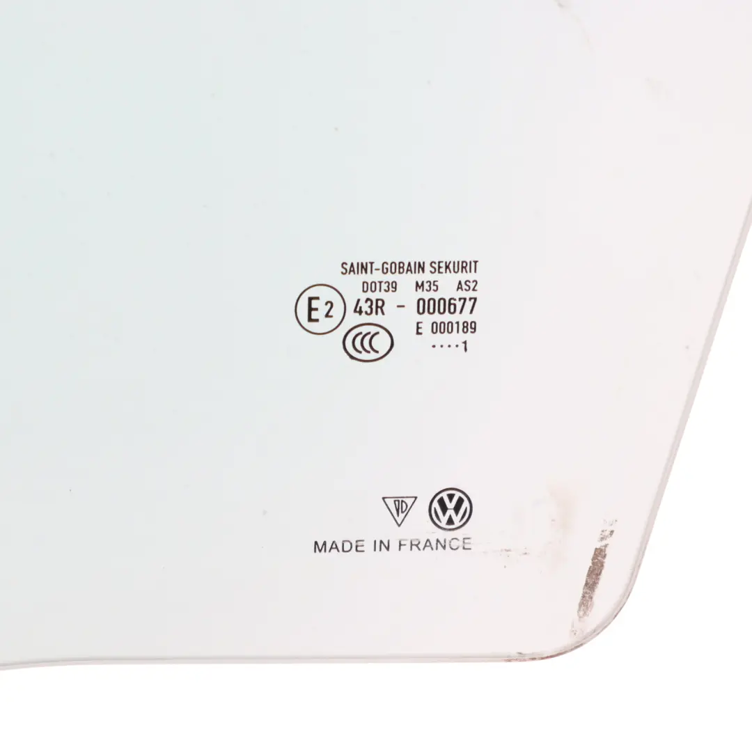 7P Front Side Window Glass Green Left N/S AS2 to VW Volkswagen Touareg with Part number 7P6845021 VW Volkswagen Touareg 7P Front Side Window Glass Green Left N/S AS2 - SKU 7P6845021 - Part number 7P6845021