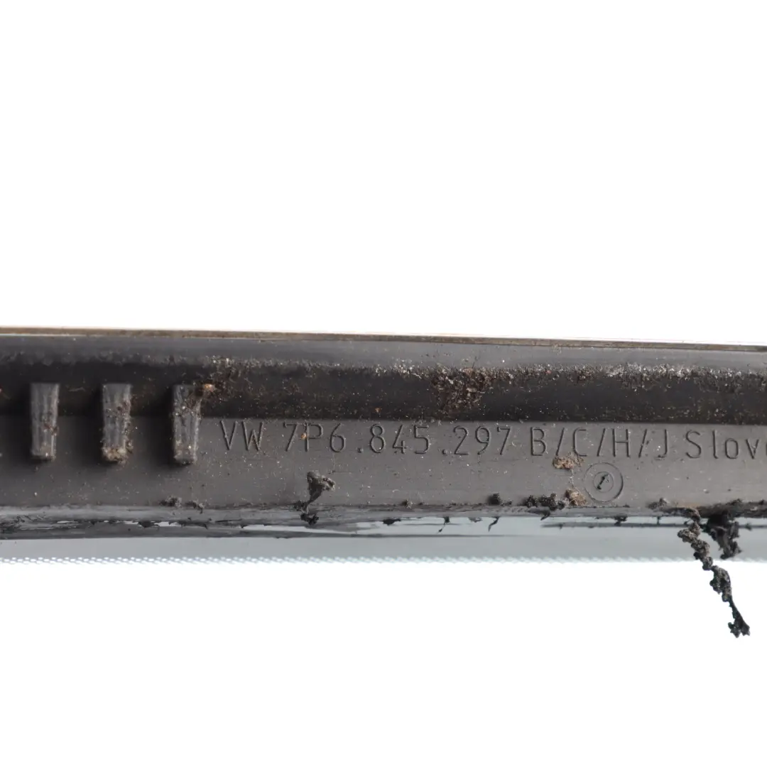 VW Touareg 7P Rear Fixed Window Quarter Glass Green Left N/S AS2 - SKU 7P6845297AK - Part number 7P6845297AK