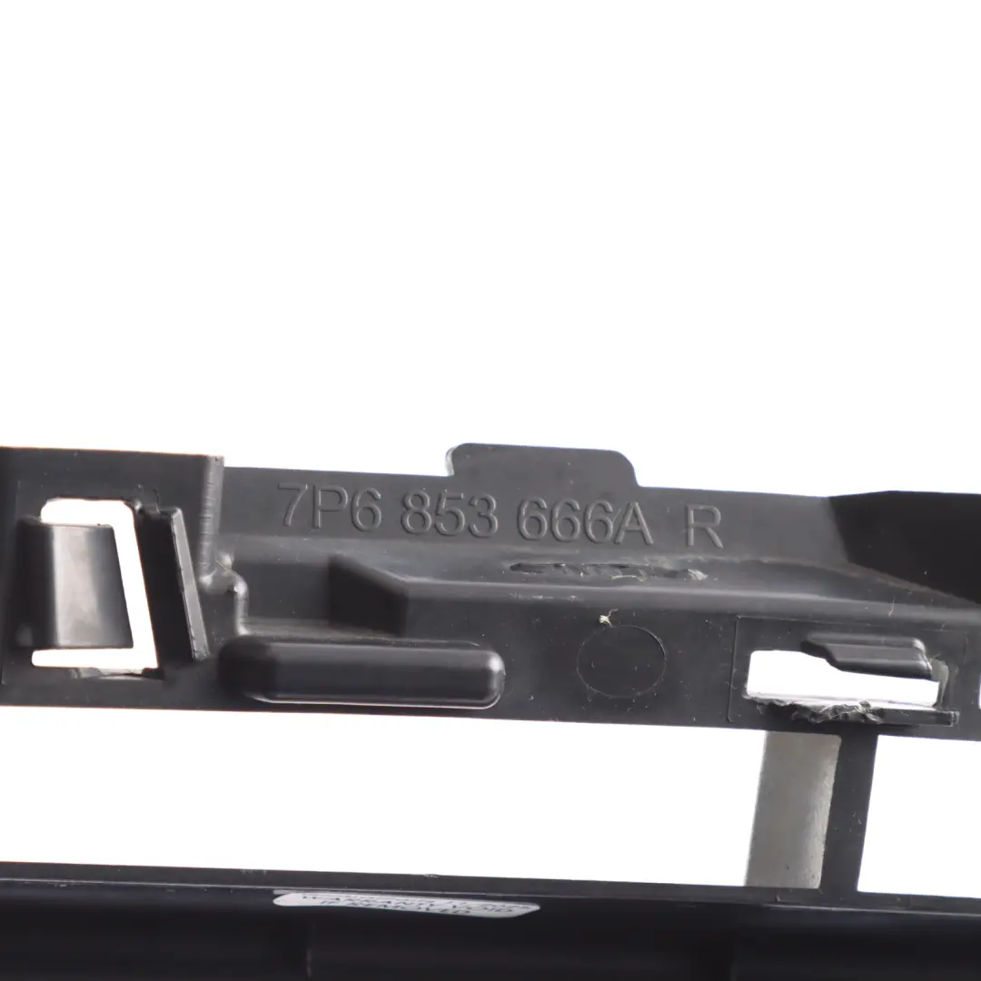 7P Bumper Grille Cover Grid Right O/S Trim Panel to Volkswagen Touareg with Part number 7P6853666 Volkswagen Touareg 7P Bumper Grille Cover Grid Right O/S Trim Panel - SKU 7P6853666 - Part number 7P6853666