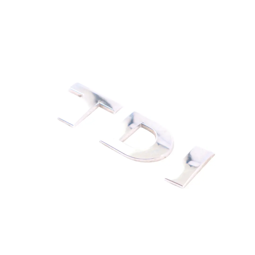 Volkswagen Touareg 7P Trunk TDI Emblem Rear Boot Tailgate Logo Badge - SKU 7P6853675A - Part number 7P6853675A