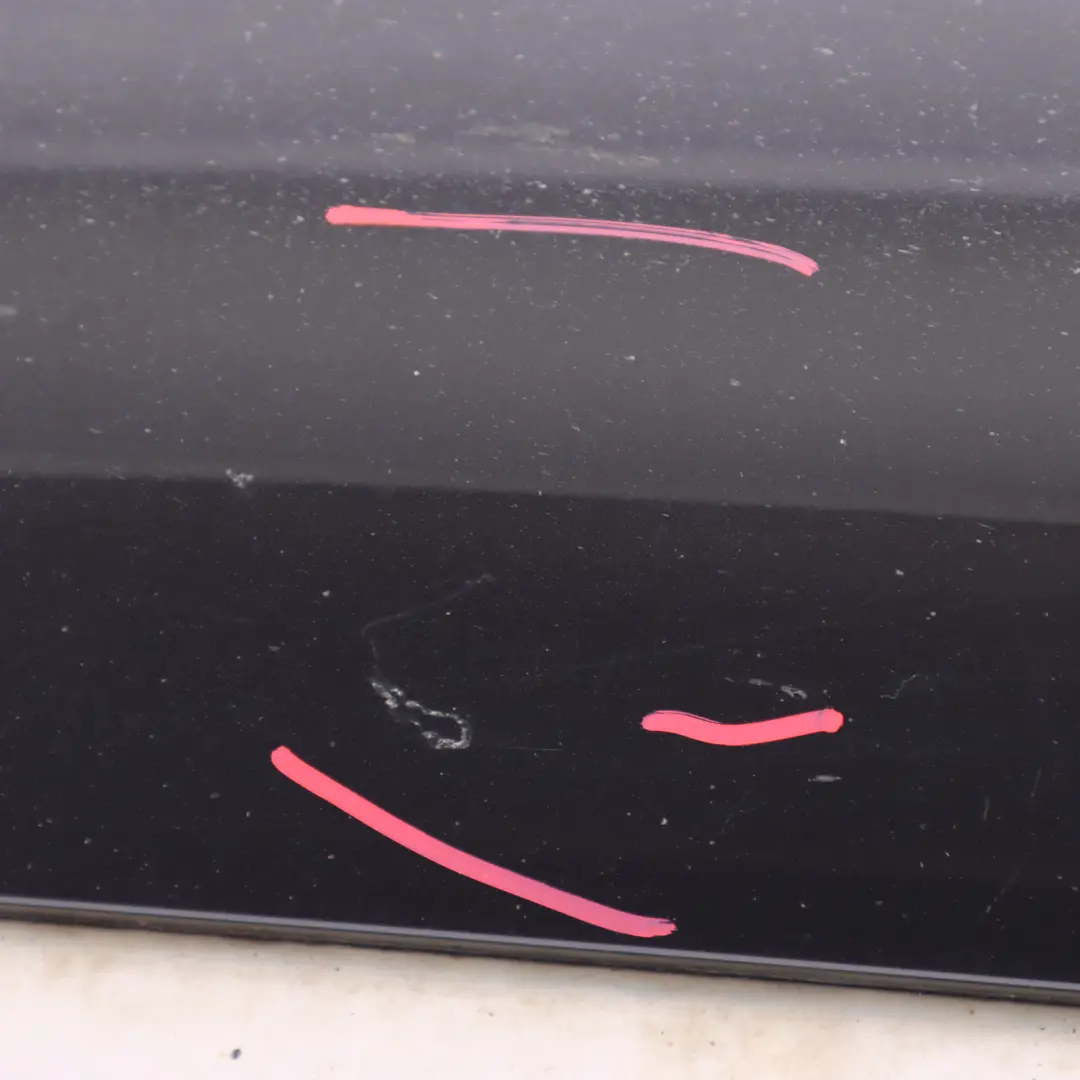 VW Touareg 7P Door Trim Lower Moulding Cover Front Right O/S Deep Black - C9X - SKU 7P6854940H-DBL - Part number 7P6854940H