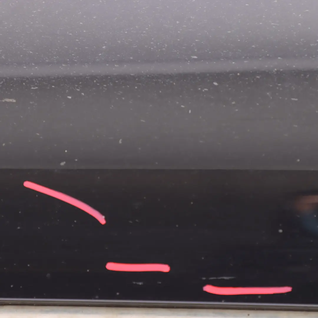 VW Touareg 7P Door Trim Lower Moulding Cover Front Right O/S Deep Black - C9X - SKU 7P6854940H-DBL - Part number 7P6854940H