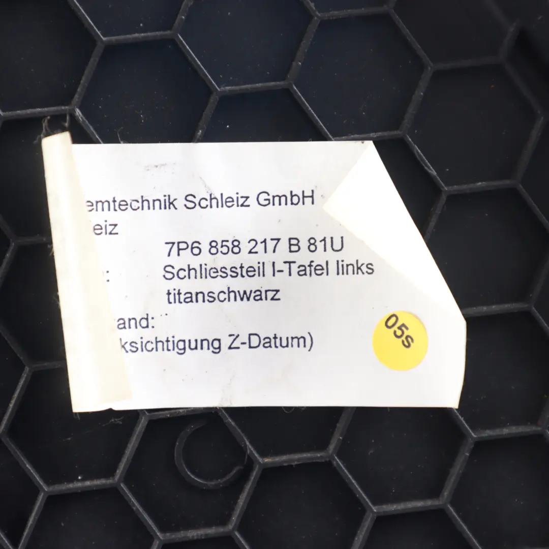 VW Volkswagen Touareg 7P Dashboard End Trim Cover Cap Front Left N/S - SKU 7P6858217B - Part number 7P6858217