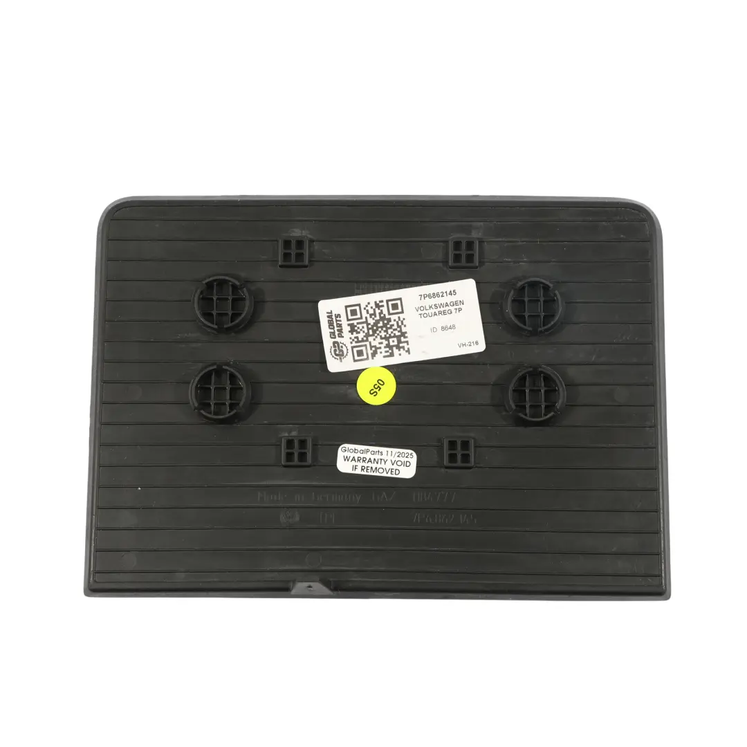 Volkswagen Touareg 7P Garniture Rangement Caoutchouc Console Centrale - SKU 7P6862145 - Numéro de pièce 7P6862145