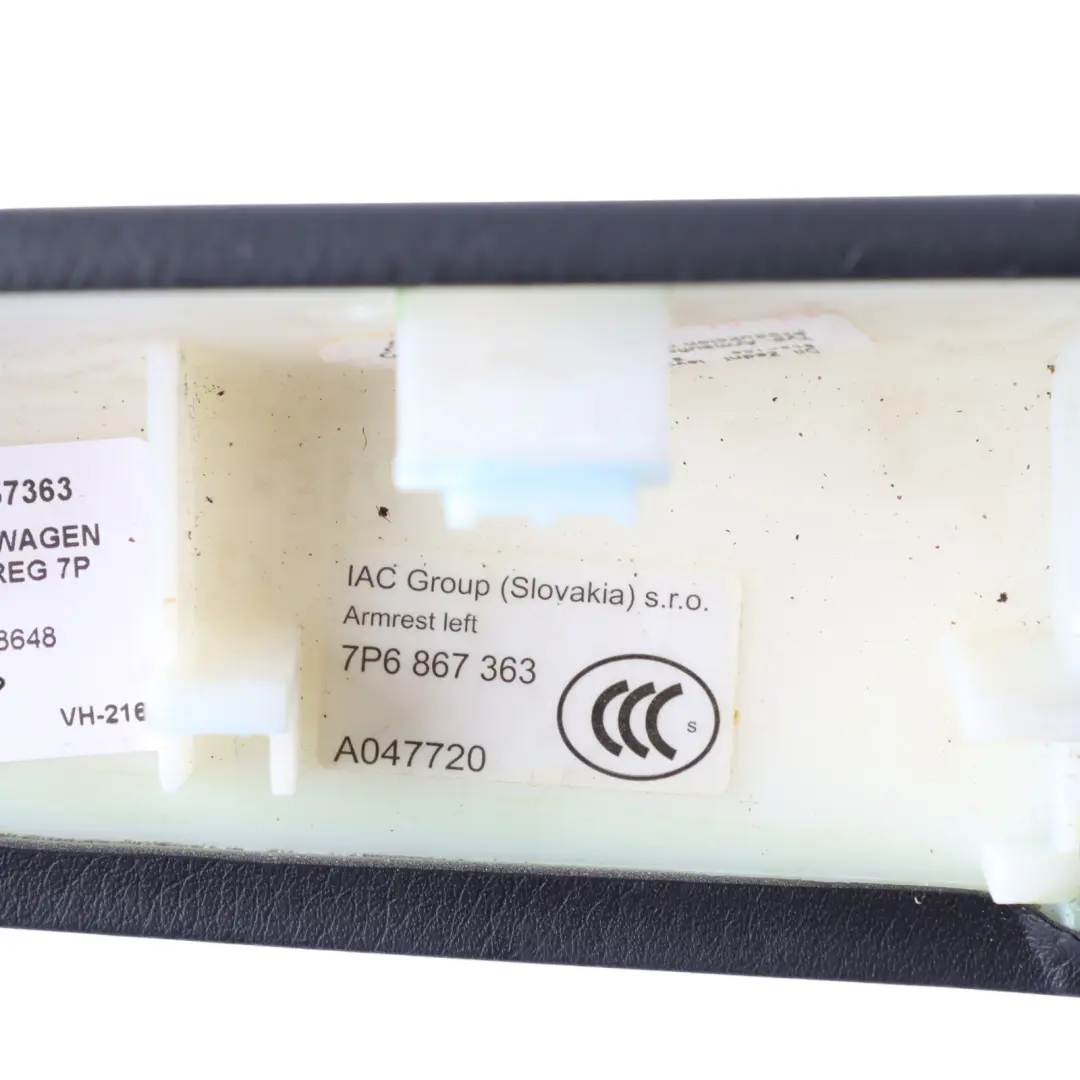 VW Touareg 7P Door Card Panel Armrest Cover Trim Rear Left N/S Black 7P6867363 - SKU 7P6868139D - Part number 7P6868139D